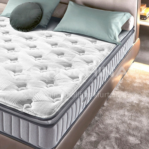 BC-C27 - Bold carbon steel spring, natural latex on the front, high-grade knitted fabric, natural latex mattress